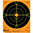 🎯 Treff blinken med Caldwell Orange Peel 8" Bullseye Target! Se treffene dine som fargerike eksplosjoner med tofarget teknologi. Selvheftende og enkel å bruke. Lær mer nå!